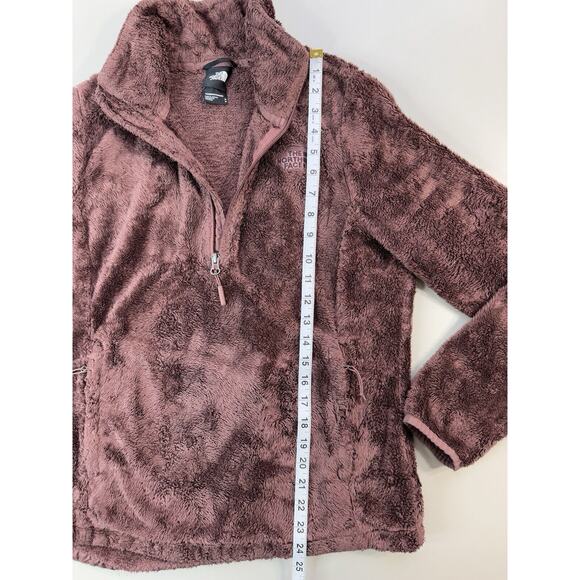 The North Face Women’s Campshire Pullover Size M Chocolate Brown 1/2 Zip Teddy - Picture 6 of 16
